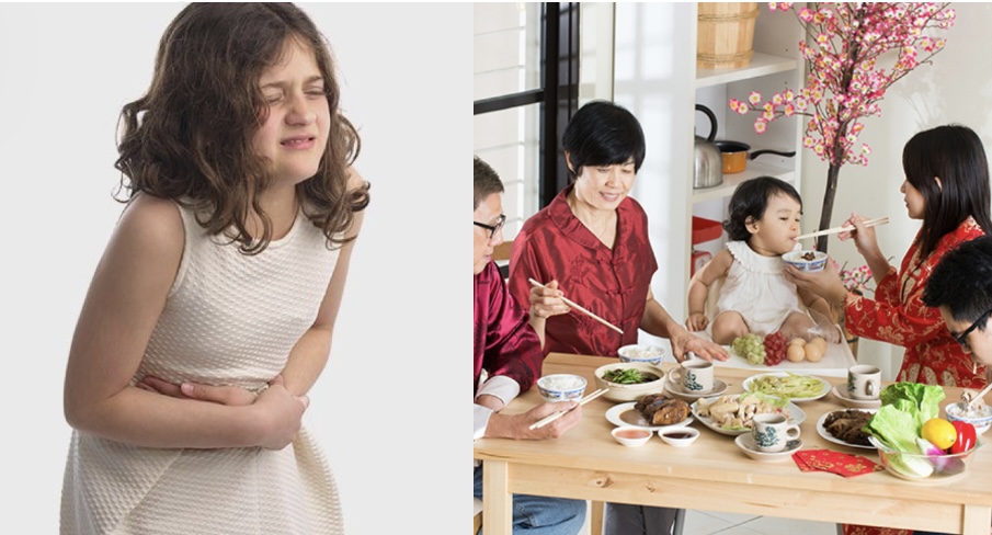 The rate of children suffering from digestive disorders during Tet is always high. Graphics: Huong Giang