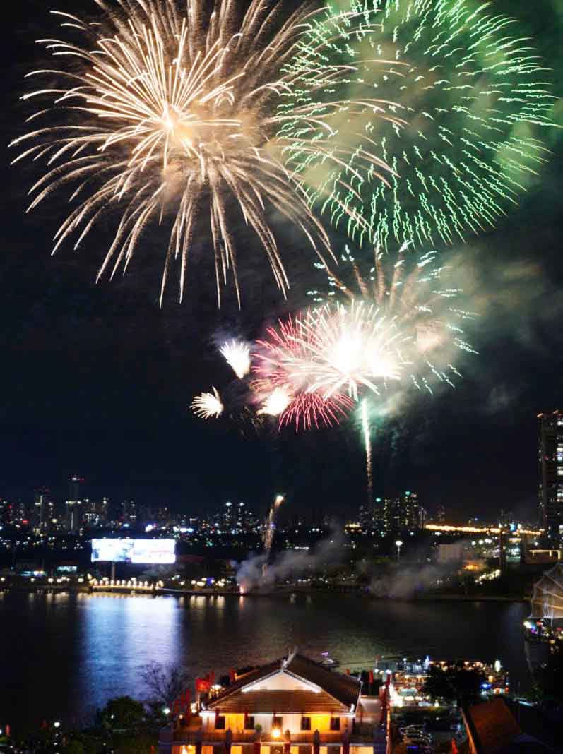 People with full civil capacity are allowed to use fireworks in the following cases: Festivals, New Year, birthdays, weddings, conferences, openings, anniversaries and in cultural and artistic activities. Photo: Anh Tu