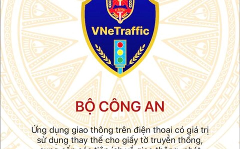 VNeTraffic application to check traffic fines. Photo: Screenshot