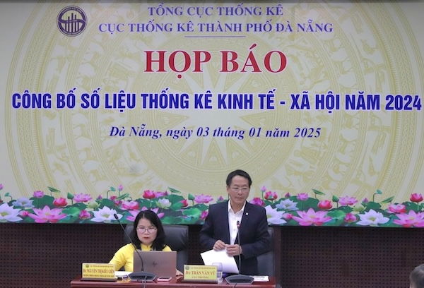 Ong Tran Van Vu - Cuc truong Cuc Thong ke TP Da Nang. Anh: Nguyen Linh