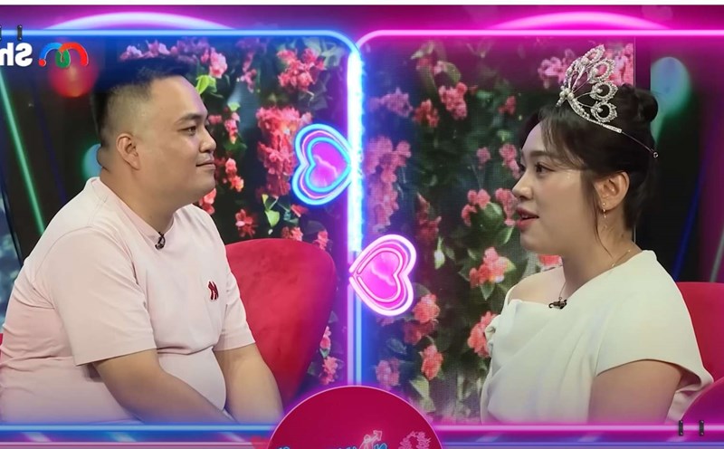 Couple at "You want to date". Photo: Producer.