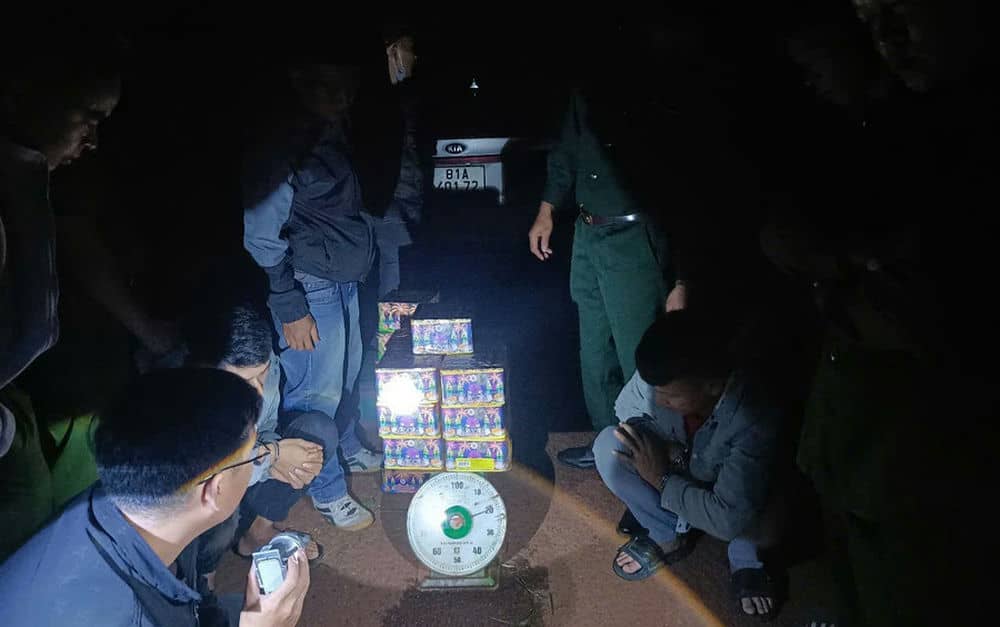 Illegal and homemade fireworks pose a high risk of accidents. Photo: Provided by Border Guard