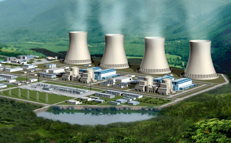 Perspective of Ninh Thuan nuclear power project in 2016. Photo: VGP