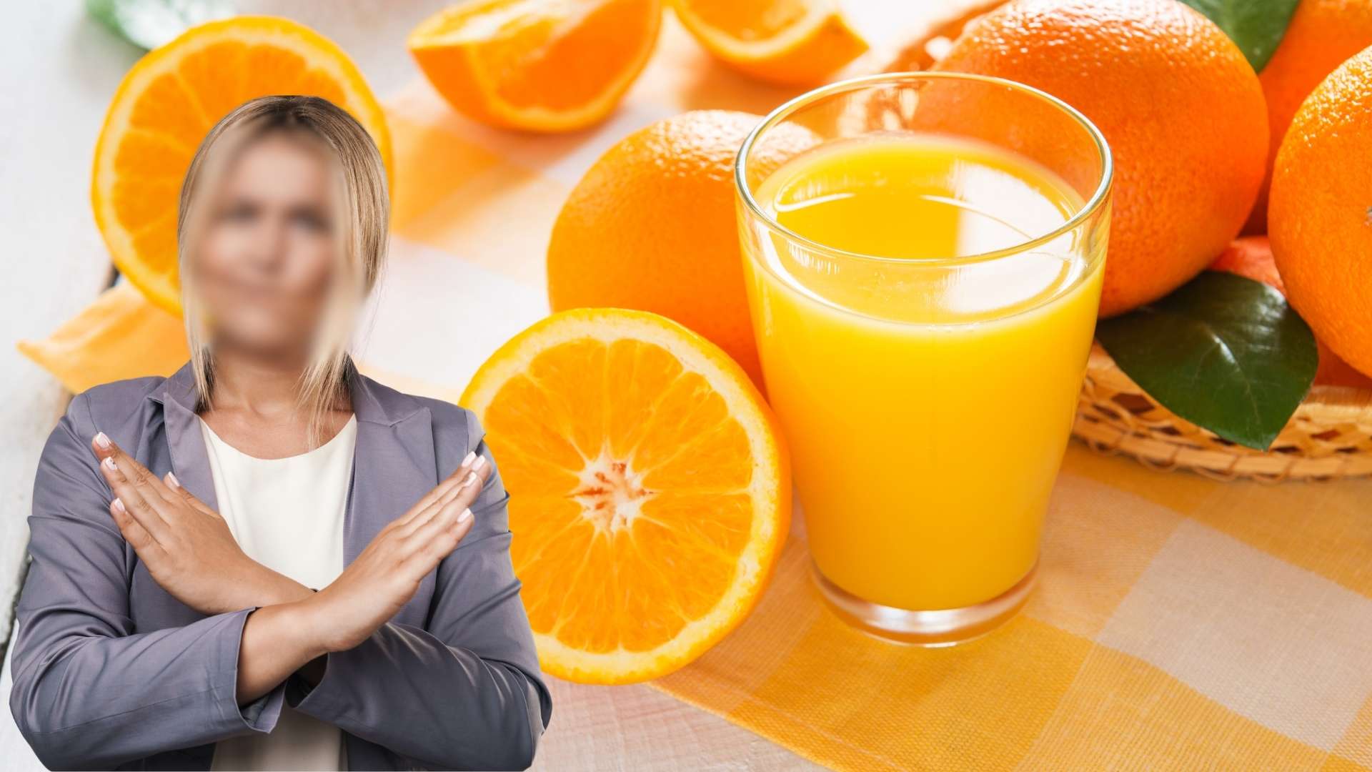 Orange juice is very good but avoid drinking it at 3 times