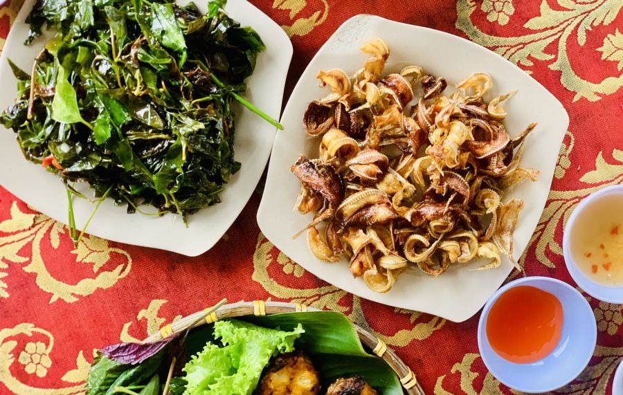 Kim fish dish in Ta Dung lake area. Photo: An Le