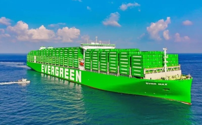 Evergreen Marine Shipping Company offers Tet bonuses of up to a billion VND. Photo: Evergreen Marine