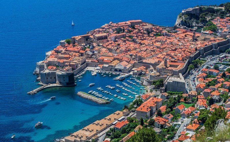 View of Dubrovnik from Srdj Hill in Dubrovnik, Croatia. Photo: Xinhua