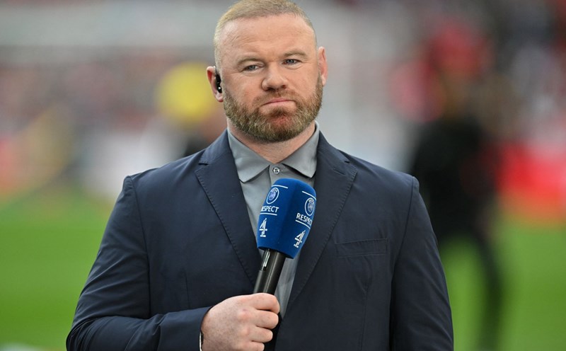 Wayne Rooney once tried his hand as a commentator. Photo: AFP