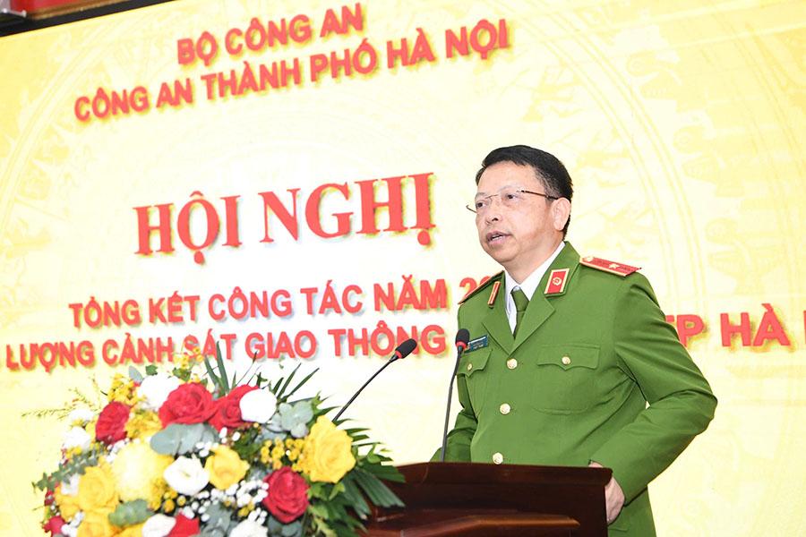 Thieu tuong Nguyen Hong Ky - Pho Giam doc CATP Ha Noi. Anh: Hung Pham