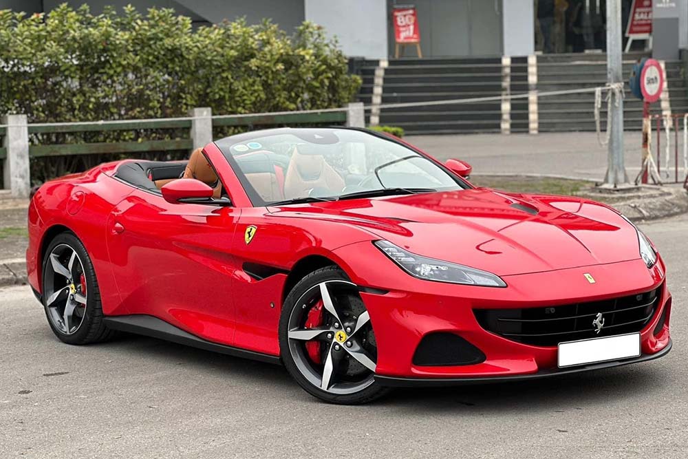 Rare Ferrari Portofino M supercar of a Hanoi businessman. Photo: Anh Luong