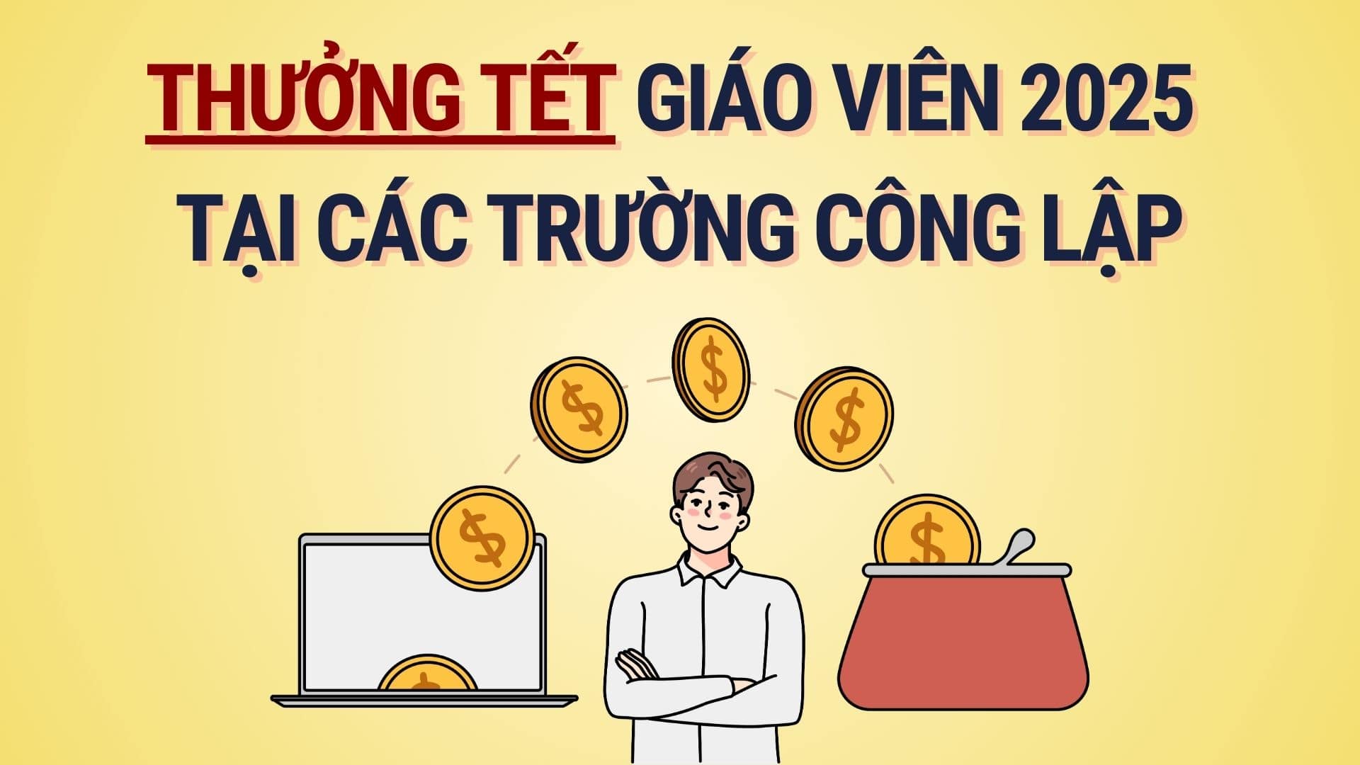 2025 Tet bonus regime for public school teachers. Graphics: Hoang Le