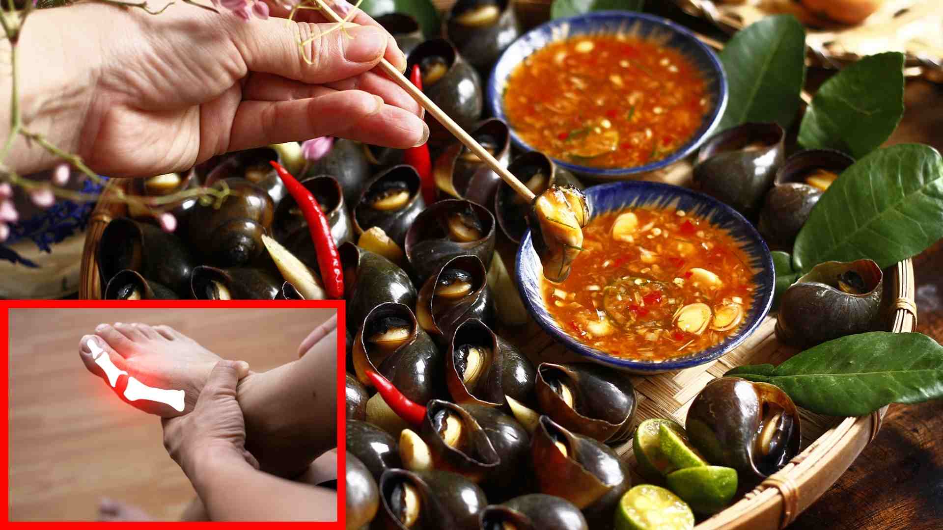 Can people with high uric acid levels eat boiled snails?