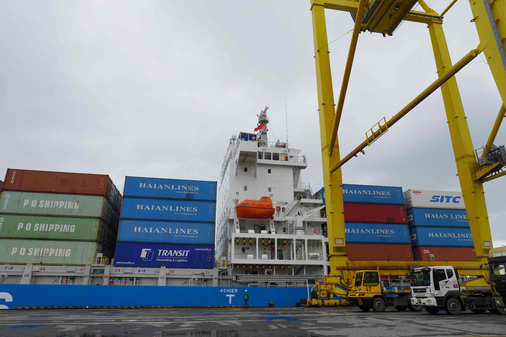 In 2024, container cargo through Da Nang port will reach 107% of the assigned plan. Photo: Ha Thanh