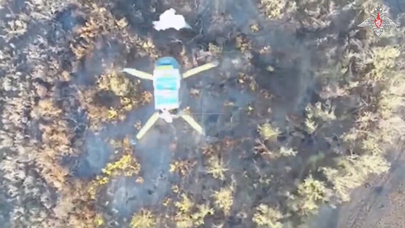 Ukrainian UAVs were targeted by Russian UAVs. Photo: Russian Ministry of Defense