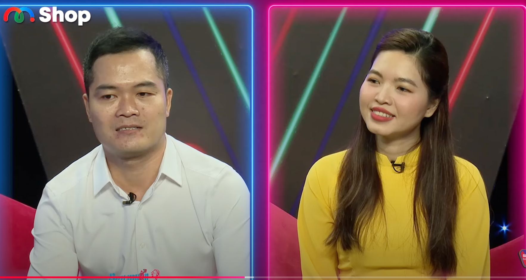 Couple at "You want to date". Photo: Producer.