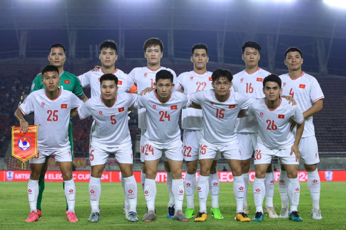 Tuyen Viet Nam dat muc tieu gianh ve vao vong chung ket Asian Cup 2027. Anh: Minh Dan