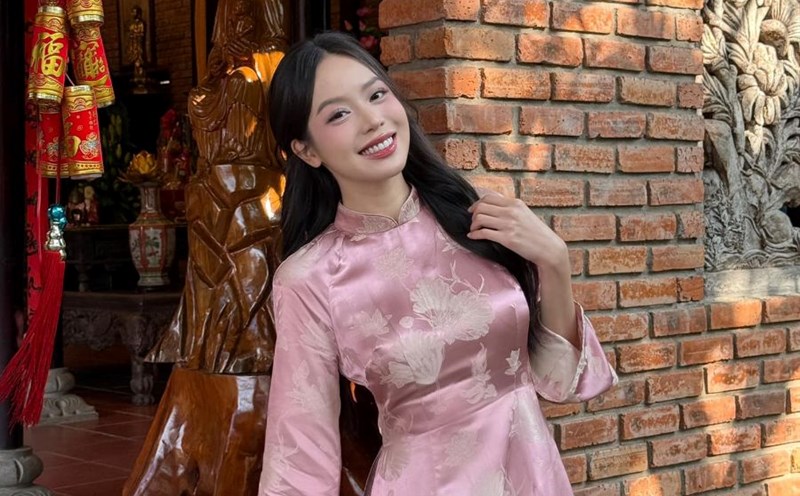 Miss Huynh Thi Thanh Thuy has many meaningful activities with her family during Tet. Photo: FBNV