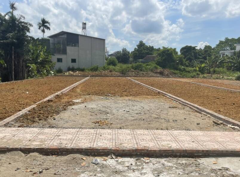 The segment of subdivided land plots in the suburbs of Hanoi is of interest to many investors. Photo: Thu Giang