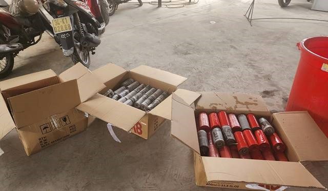 Illegal use of fireworks and firecrackers can lead to accidents. Emergency cases due to fireworks and firecracker accidents have decreased sharply this year. Illustrative photo: Hai Duong Provincial People's Procuracy