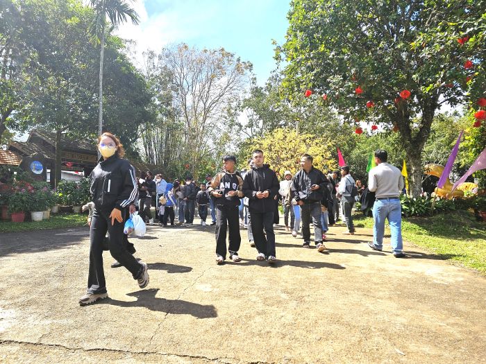 Du khach du xuan tai Khu du lich