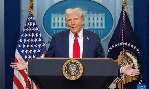 Tổng thống Mỹ Donald Trump. Ảnh: Xinhua