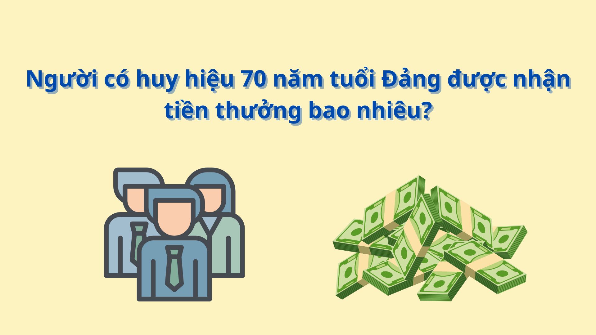 People with a 70-year Party membership badge will receive a bonus of eight times the base salary. Graphics: Nhat Minh