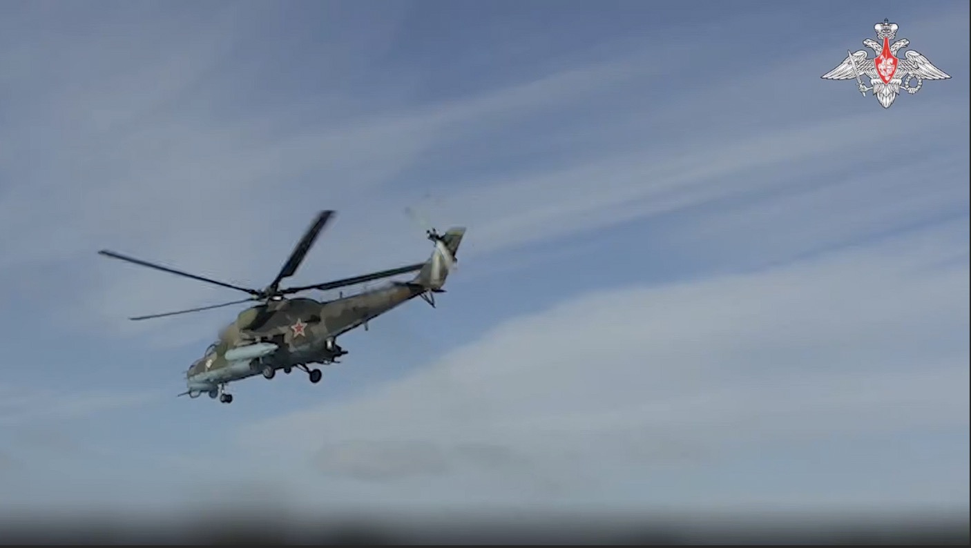 Russian Mi-35 attack helicopter. Photo: Russian Ministry of Defense