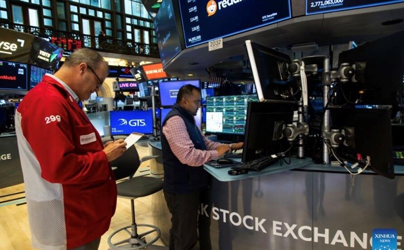 The US stock market experienced a volatile trading session on January 30. Illustration photo: Xinhua