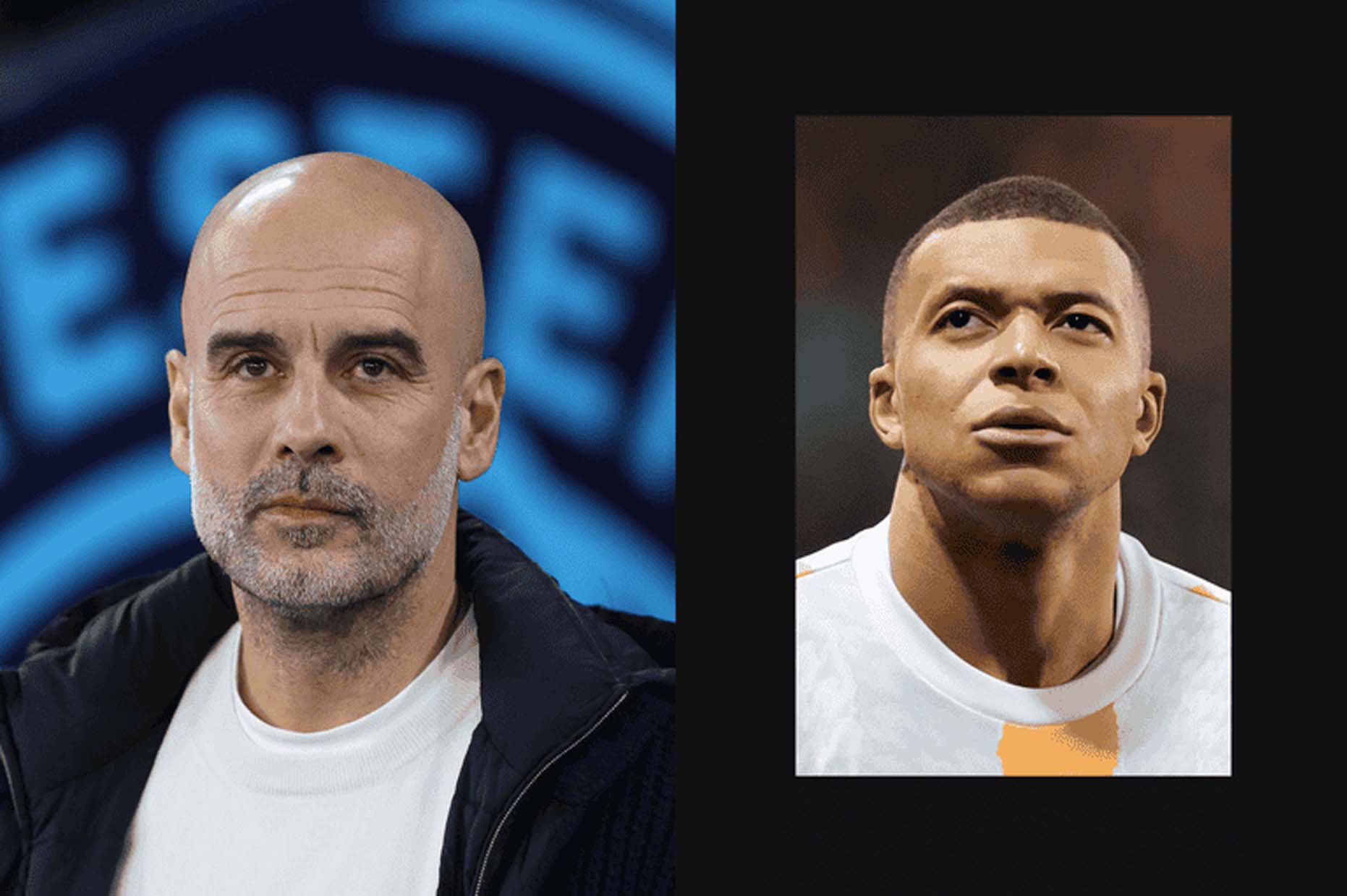 Pep Guardiola will face a huge challenge in the Champions League play-off round. Photo: The Athletic