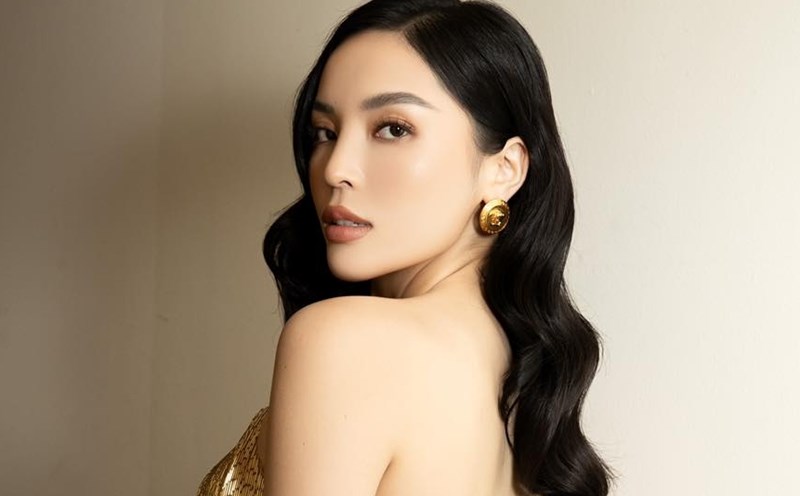 Miss Ky Duyen stars in Tran Thanh's Tet movie. Photo: FBNV