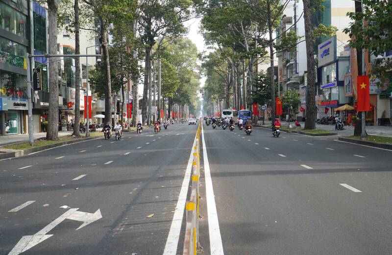 The weather in the South is chilly this morning. Photo: Thanh Vu