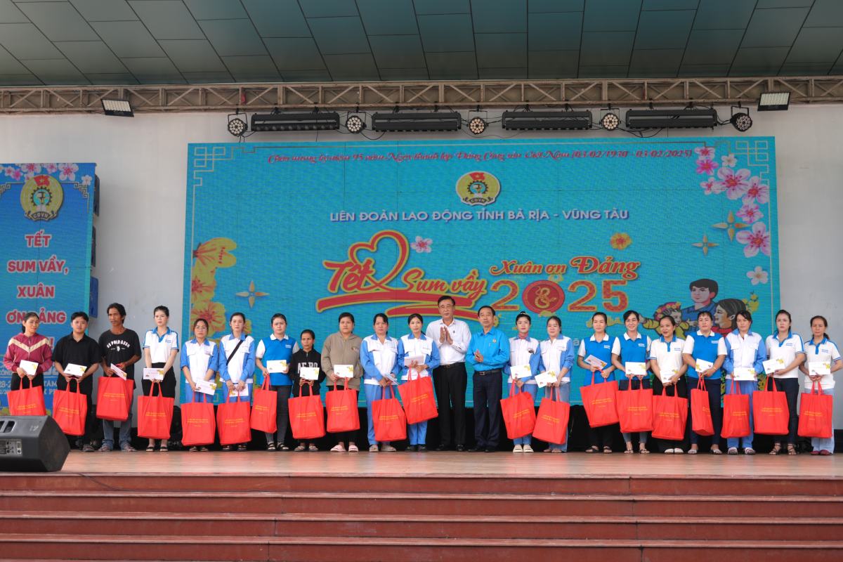 Trade Union takes care of union members and workers on Tet holiday 2025