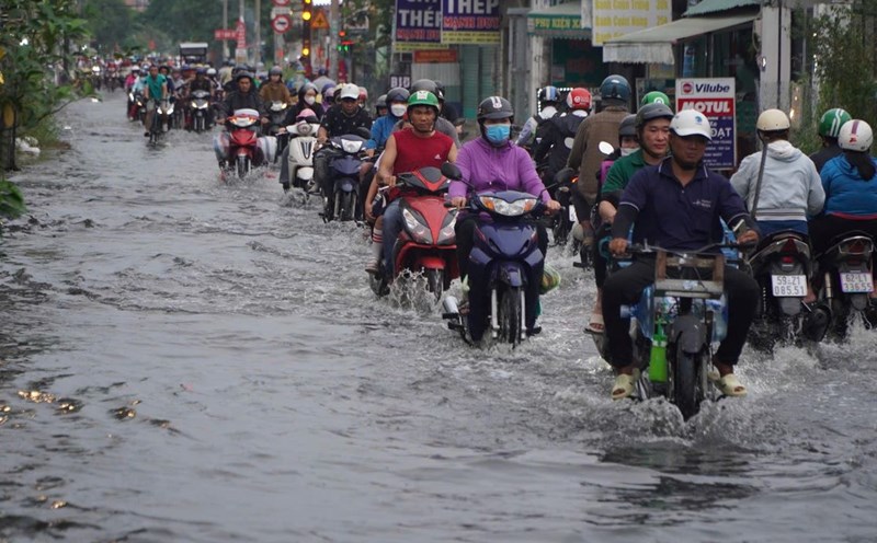 Du bao thoi tiet Trung Bo va Nam Bo mua rai rac. Anh: LDO