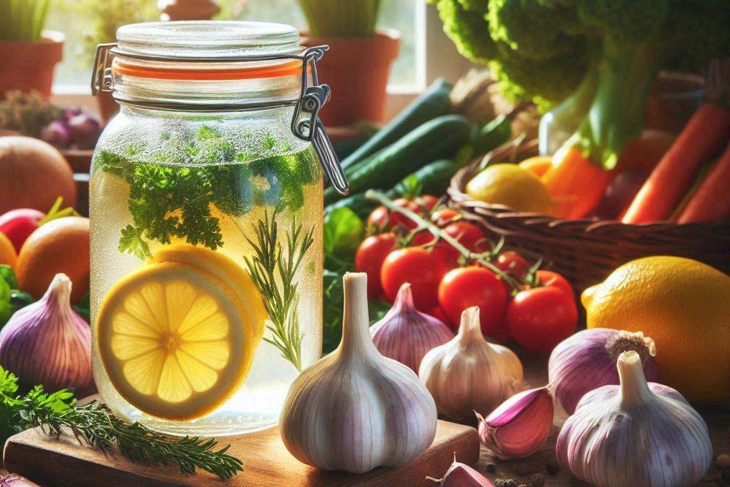 Garlic and lemon juice may help prevent heart disease when used as part of a healthy lifestyle. Photo - AI: Ngoc Thuy