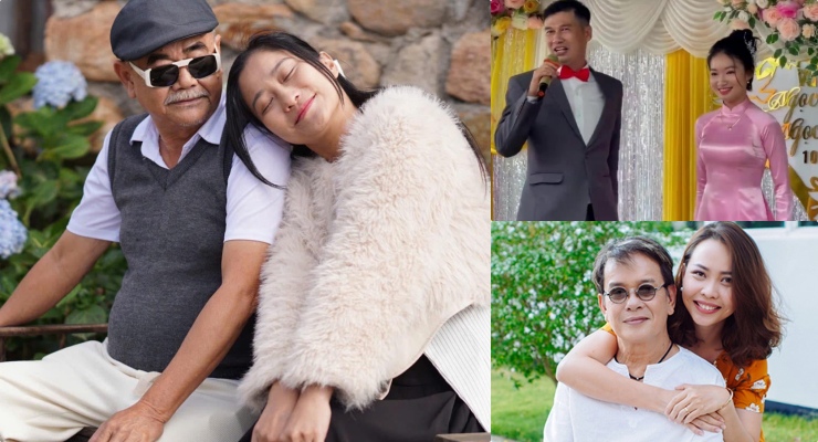 Age-gap relationships of Vietnamese stars. Photo: Artist provided.