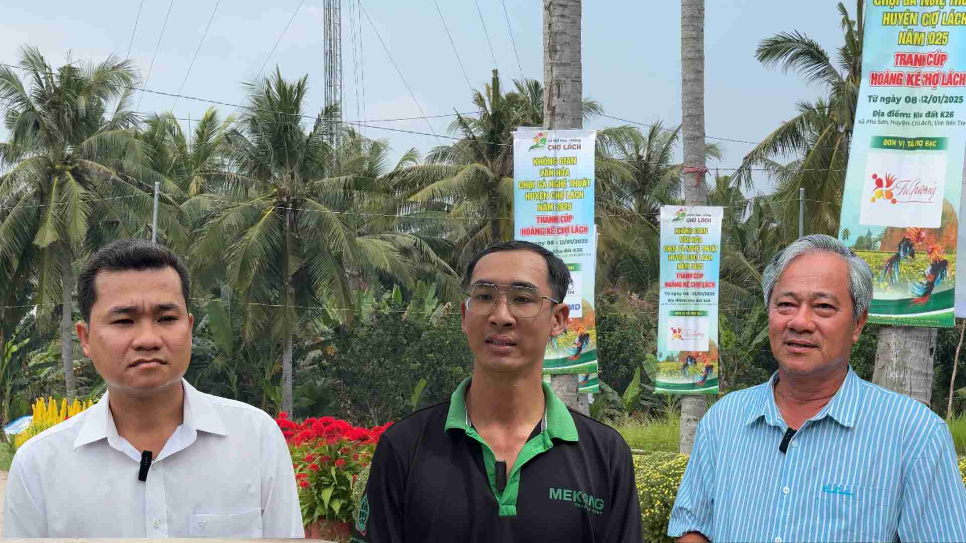 Cho Lach Flower Festival has completed more than 80% of its preparations. Photo: Hoang Loc
