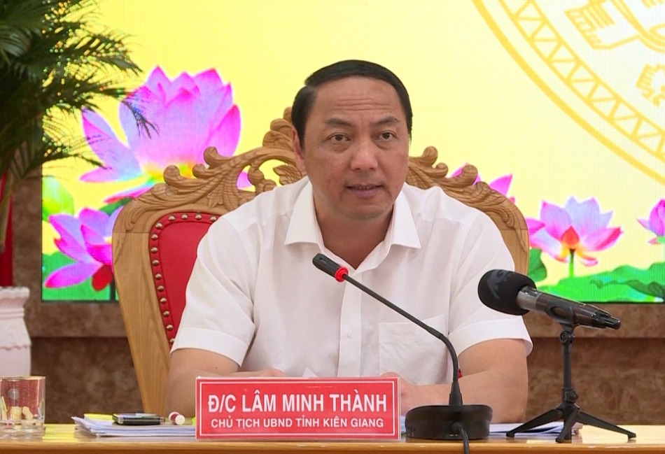 Approving the results of the dismissal of Mr. Lam Minh Thanh from the position of Chairman of the People's Committee of Kien Giang province. Photo: Kiengiang.gov.vn
