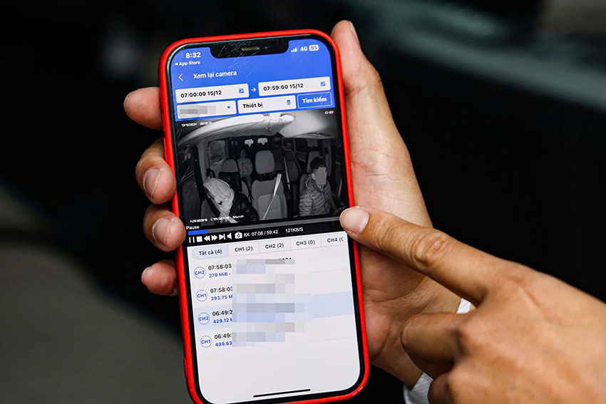 In addition to installing journey monitoring devices, transport business vehicles must also install driver image recording devices. Photo: Traffic Police Department