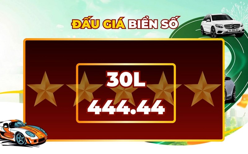 Track license plate auctions via the most downloaded app in Vietnam