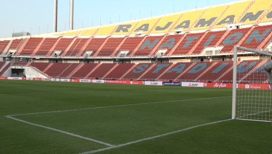 Close-up of the stadium hosting the second leg of the ASEAN Cup final