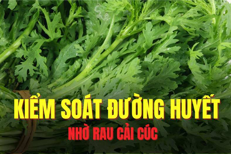 Chrysanthemum greens are effective in helping control blood sugar. Graphics: Hai Ly