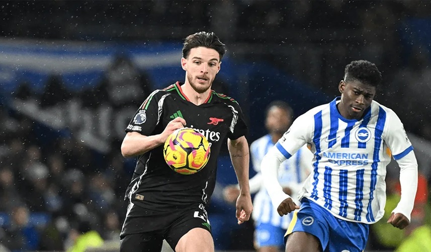 Arsenal dropped points against Brighton in round 20 of the Premier League. Photo: AFC