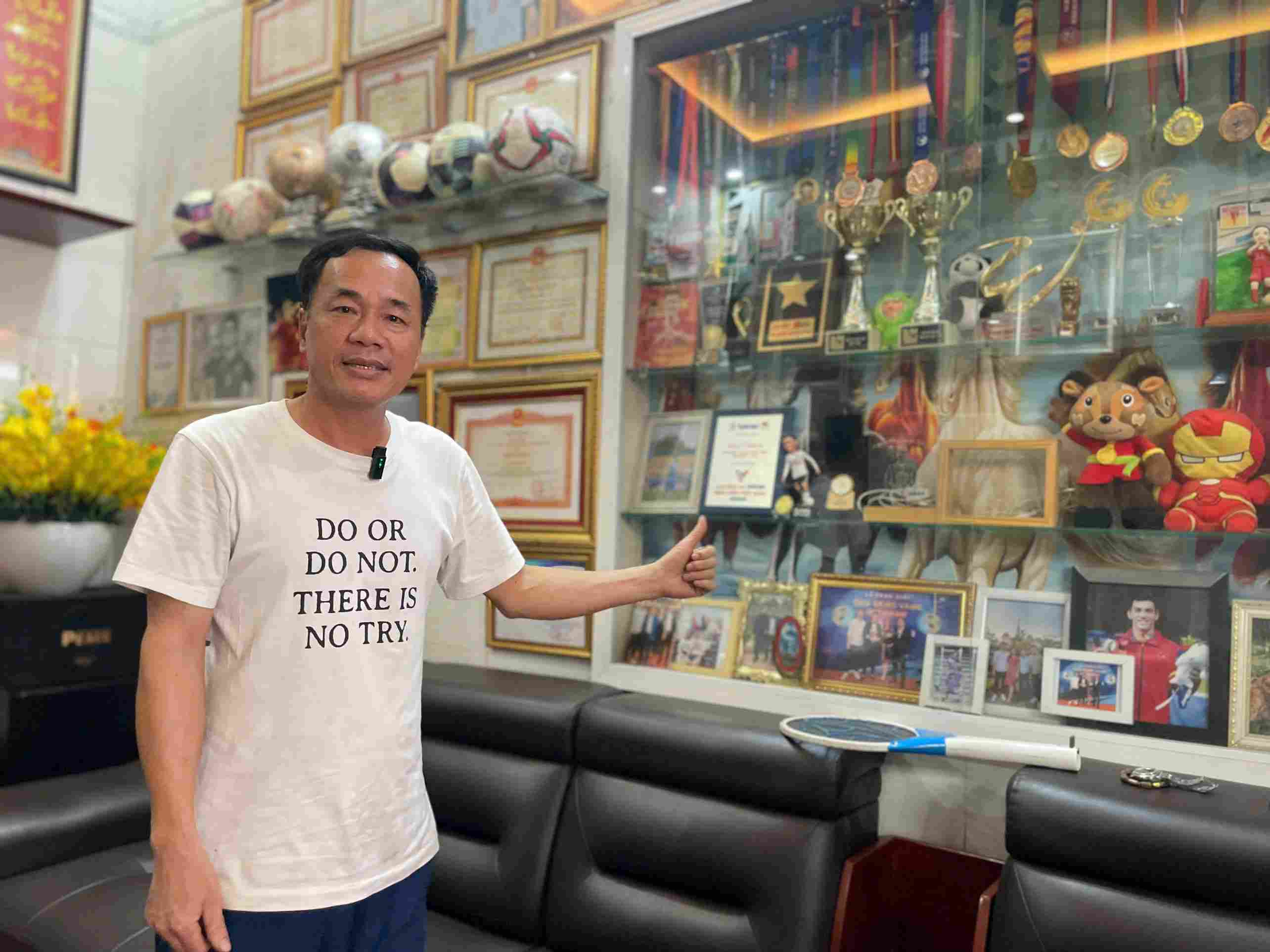 Striker Tien Linh's father predicts Vietnam will win 1-0 in the second leg of the final. Photo: Dinh Trong