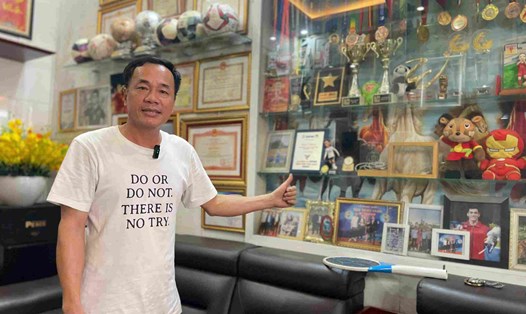 Cha tiền đạo Tiến Linh dự đoán Việt Nam sẽ thắng 1-0 trong trận chung kết lượt về. Ảnh: Đình Trọng