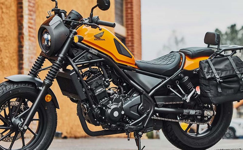 The Honda Rebel 300 is one of the cheap, fuel-efficient cruiser models, suitable for city riding. Photo: Honda