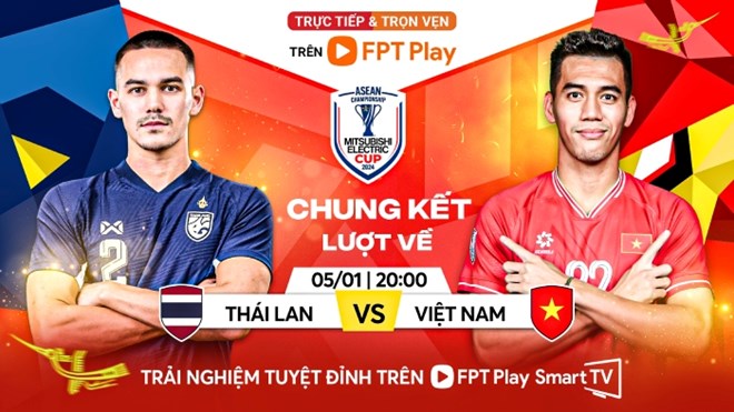 Link xem trực tiếp bóng đá Việt Nam vs Thái Lan chung kết lượt về ASEAN Cup