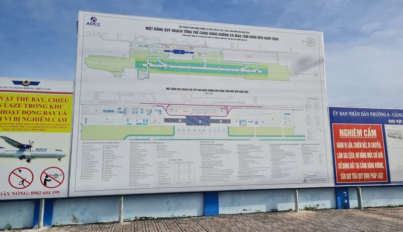 Công bố quy hoạch dự án mở rộng cảng hàng không Cà Mau. Ảnh: Nhật Hồ