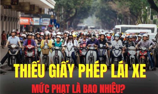 Mức phạt đối với lỗi không mang theo giấy phép lái xe là bao nhiêu theo Nghị định 168? Đồ hoạ: Hải Ly