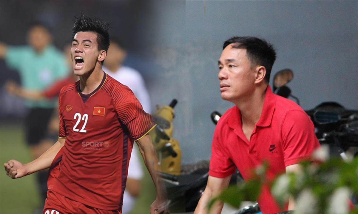 Tien Linh's father predicts the final score of the Vietnam - Thailand match. Graphics: Trong Quynh