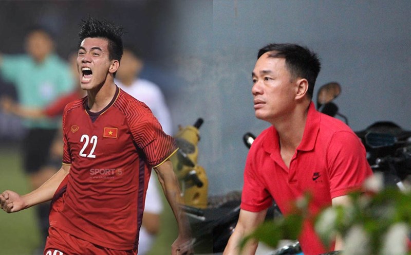Tien Linh's father predicts the final score of the Vietnam - Thailand match. Graphics: Trong Quynh